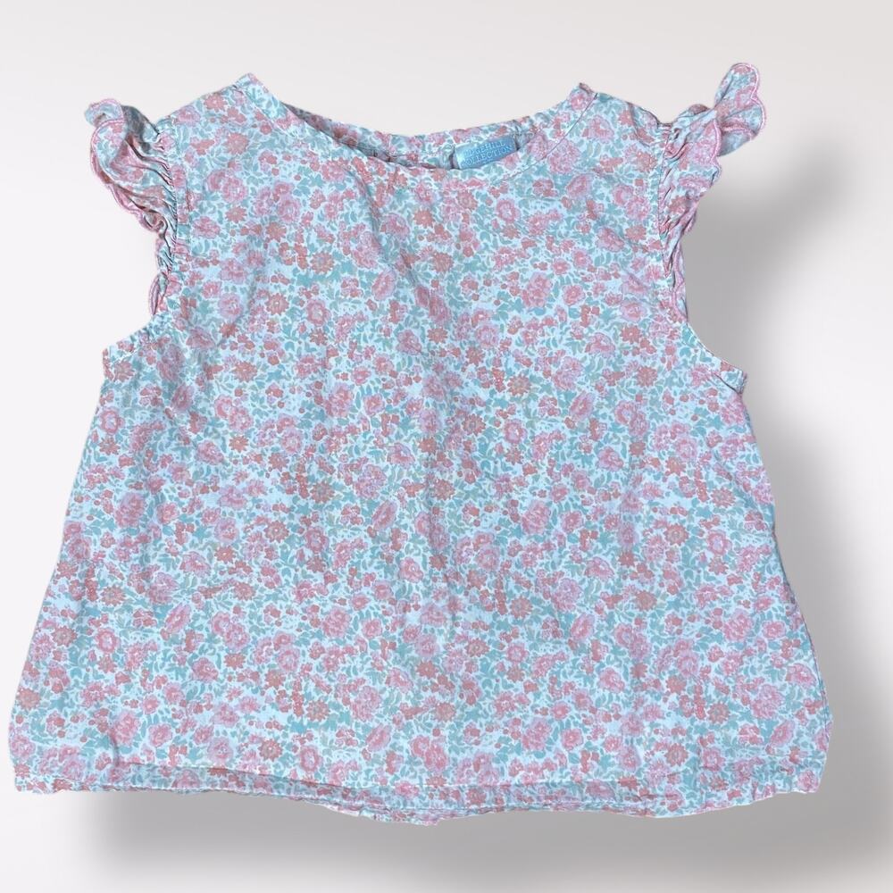 Edgehill Collection Floral Buttoned Blouse Toddlers‎ 3T Pink White